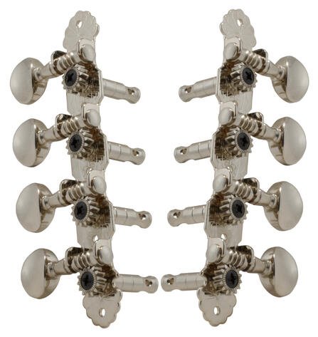 304C Sta-Tite Mandolin Machines - Mandolin Machine Heads, 4 + 4 - Chrome