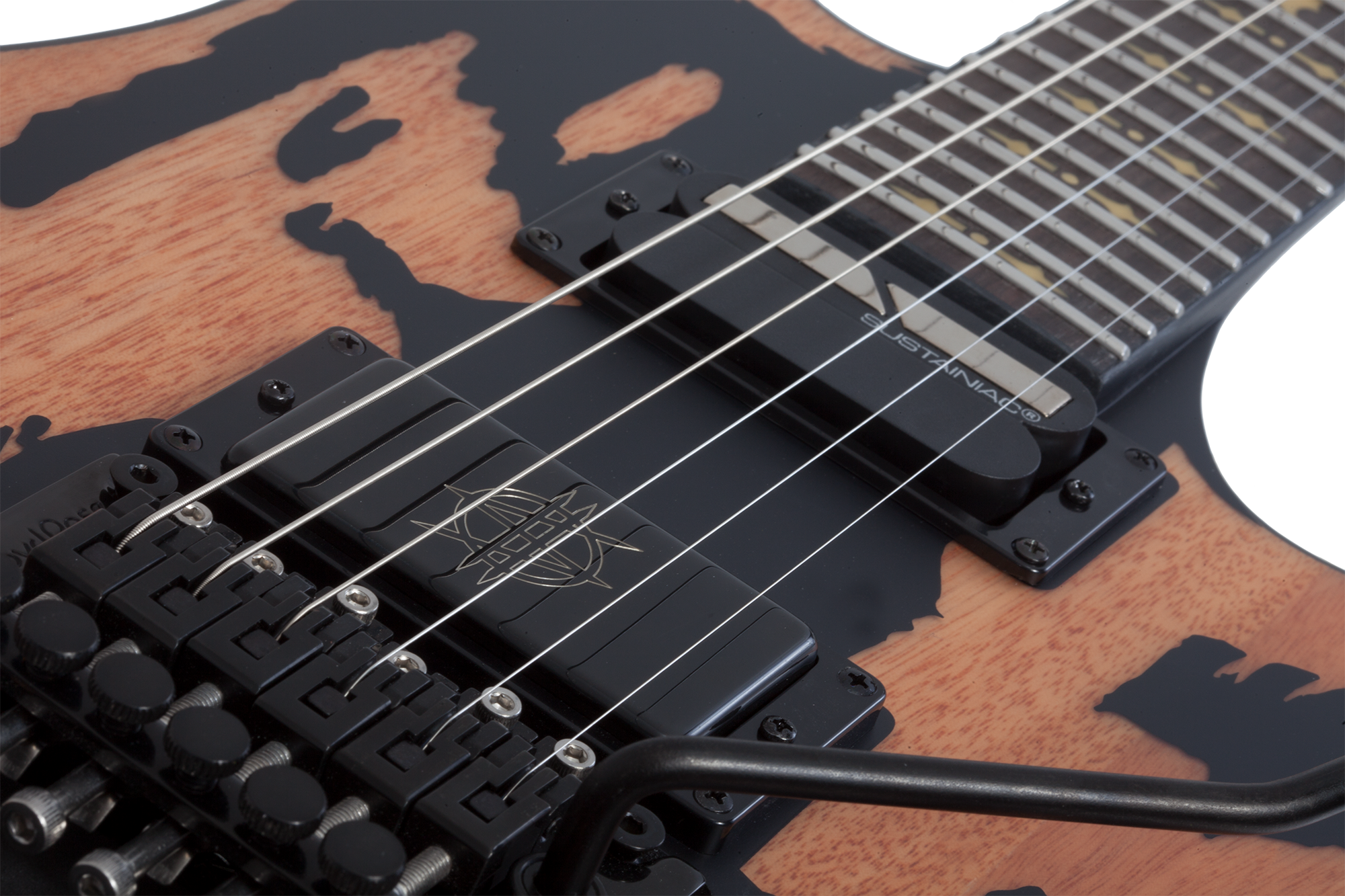 Synyster Gates Custom-S Distressed Satin Black  E-Gitarre