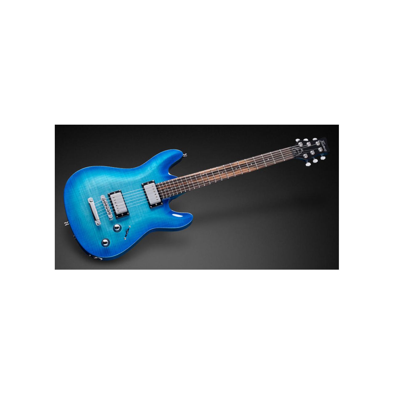 D-Series Diablo Supreme - Bleached Ocean Blue Burst Transparent High Polish "B-Stock"