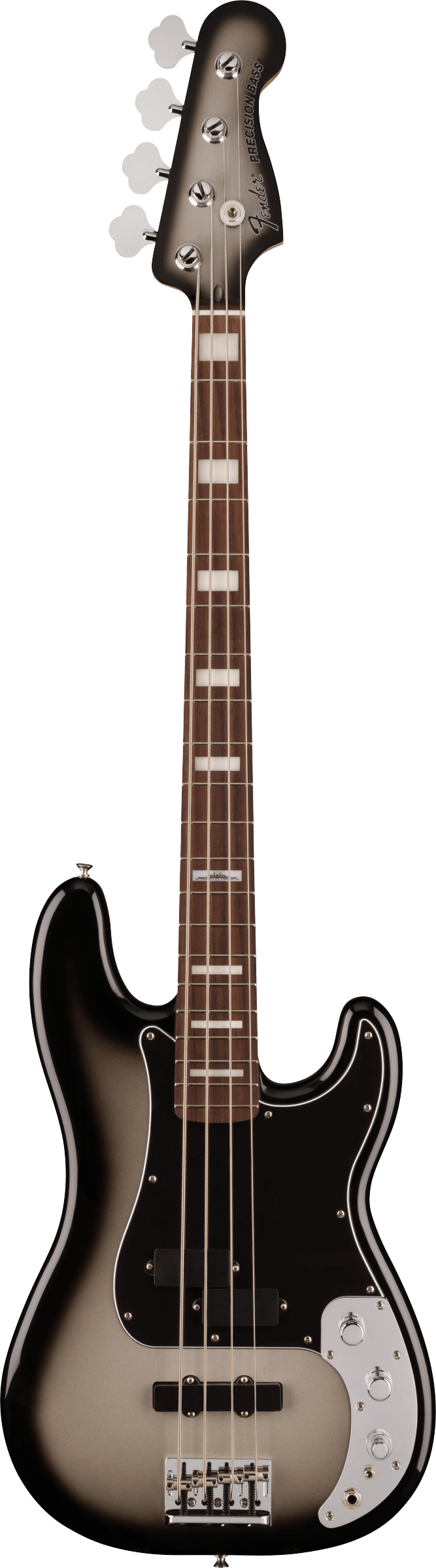 Troy Sanders Precision Bass®, Rosewood Fingerboard, Silverburst