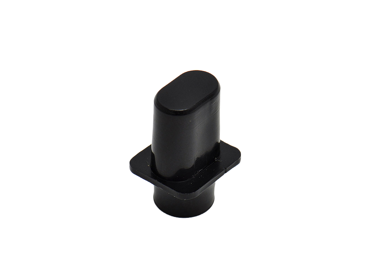 ELT1B Knopf für Tele-Schalter, schmaler Schlitz, schwarz