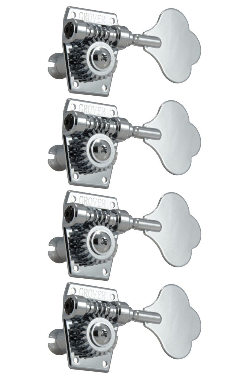 142C4 Vintage Bass Machines, 4-in-Line, Bass Side (Left) - Chrome