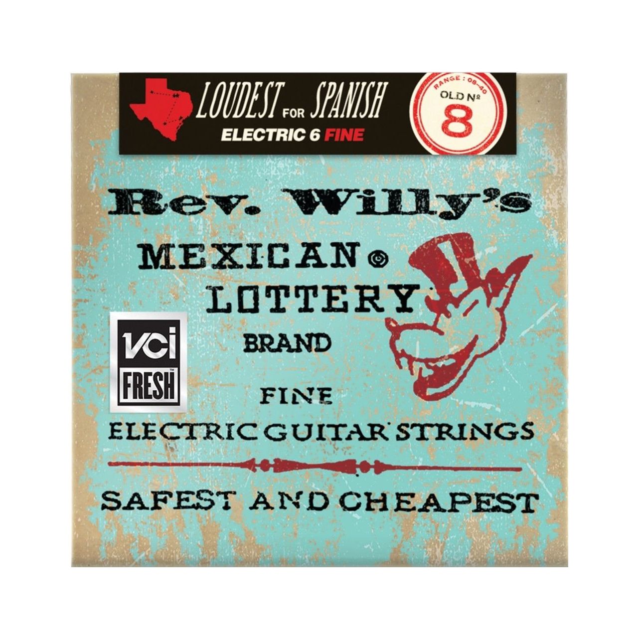 Rev Willy Mexican Lottery Strings light 008-040
