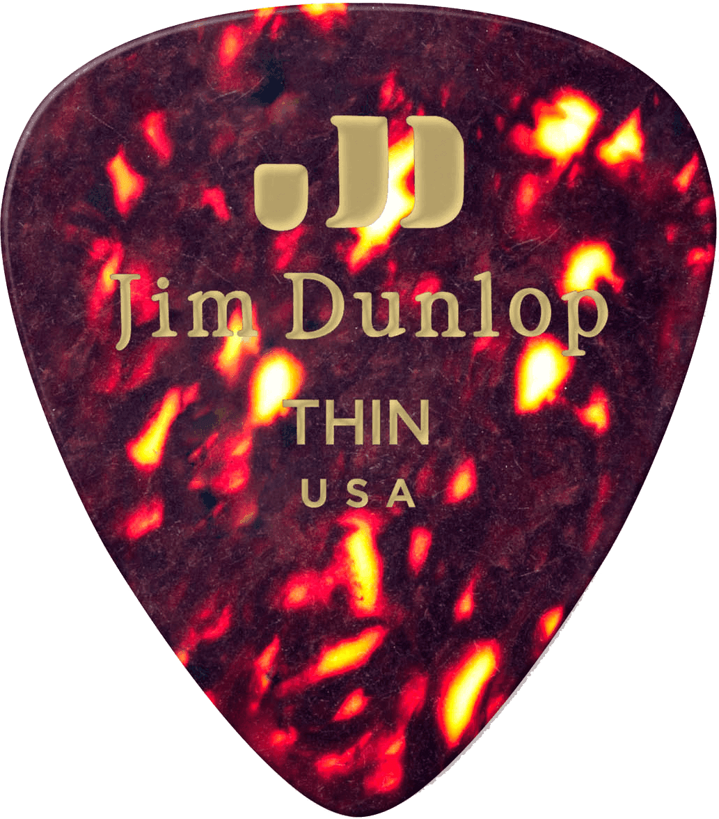 Genuine Celluloid Classic picks 12 Stück Shell Thin