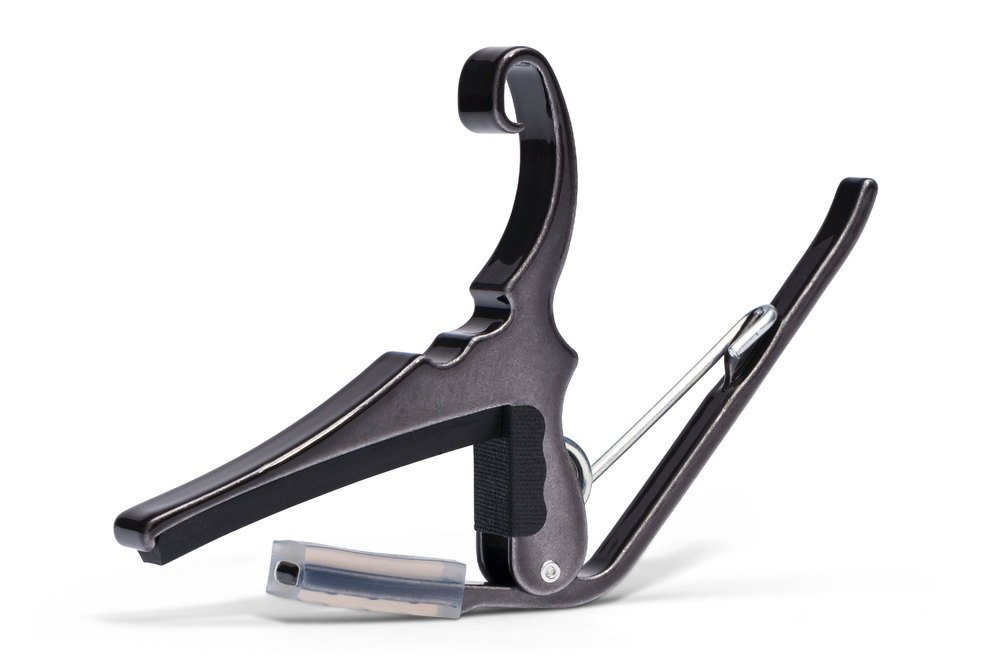 KG6BC Quick-Change Acoustic Capo - Schwarzchrom
