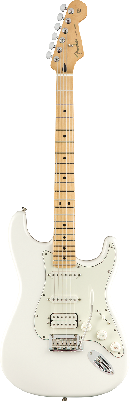 Player Stratocaster® HSS, Maple Fingerboard, Polar White
