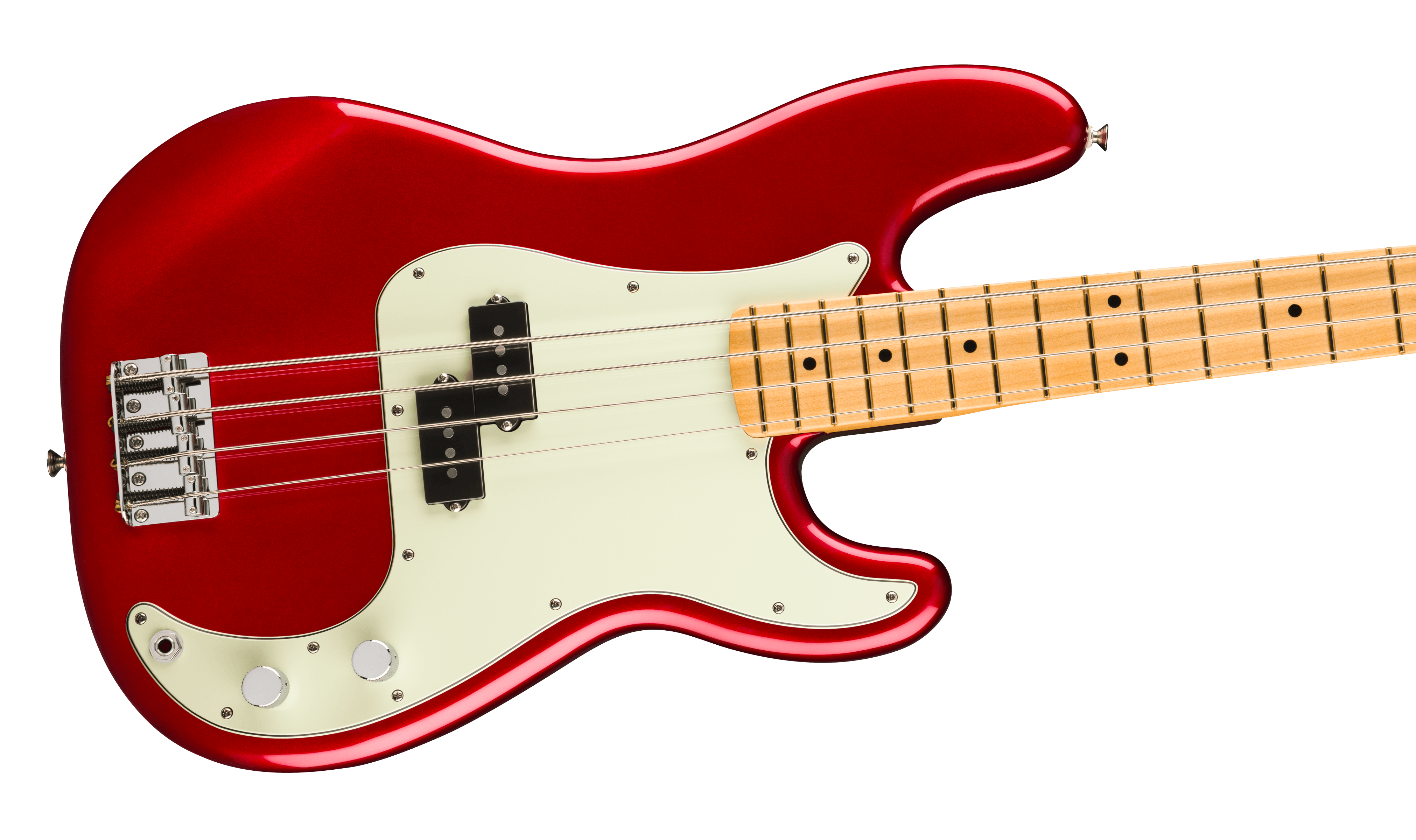 75th Anniv Player II Precision Bass MP Candy Apple Red