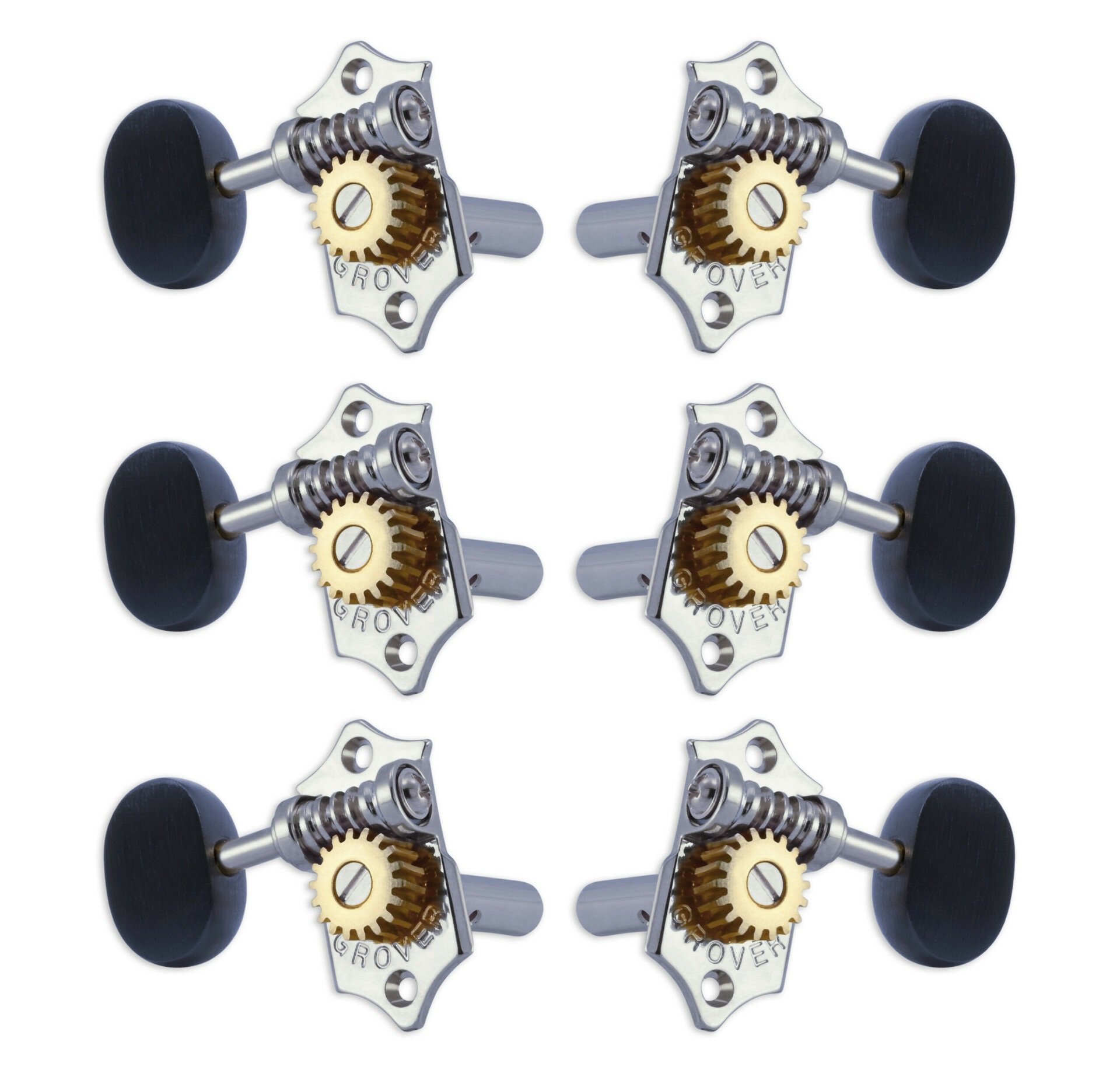 H97-18CAE  Original Sta-Tite Machine Head 3 + 3 Chrome