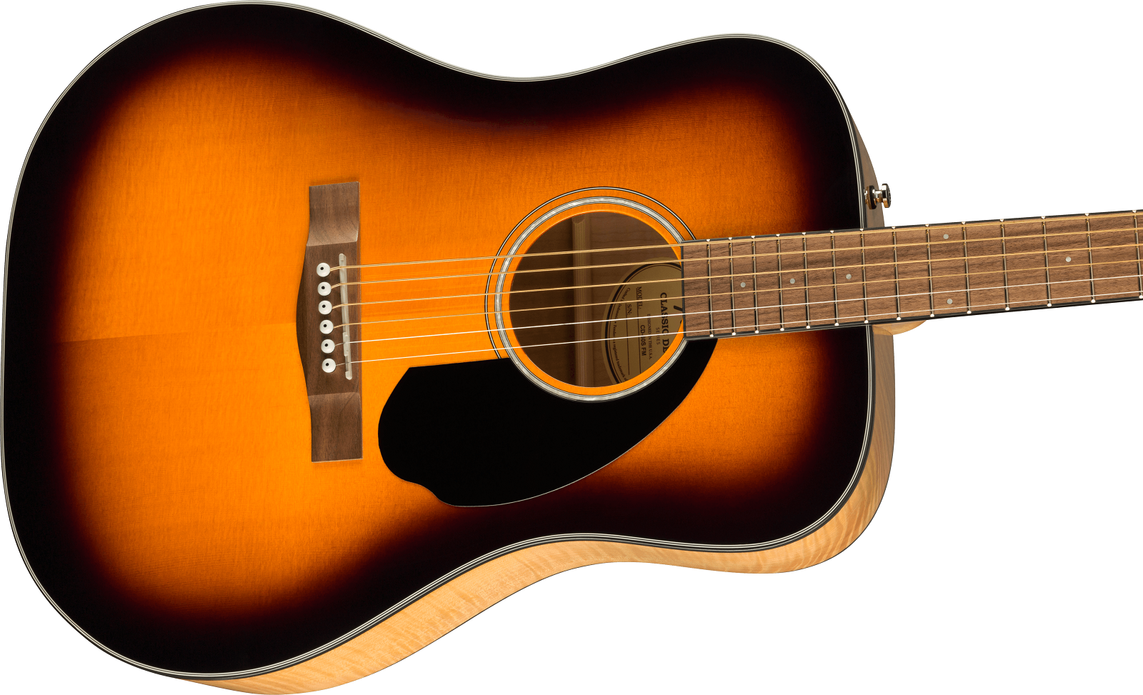 Ltd CD-60S Dreadnought Exotic Flame Maple, Sunburst