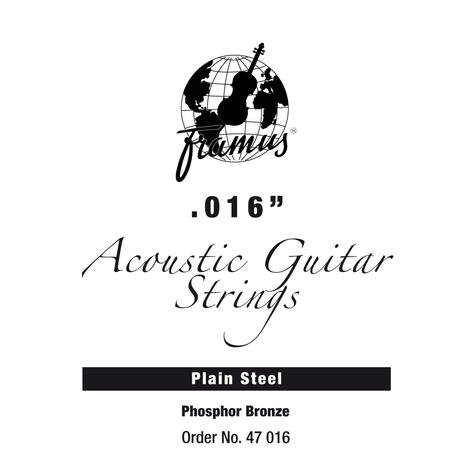 Phosphor Bronze - Acoustic Guitar Single String, .016, plain