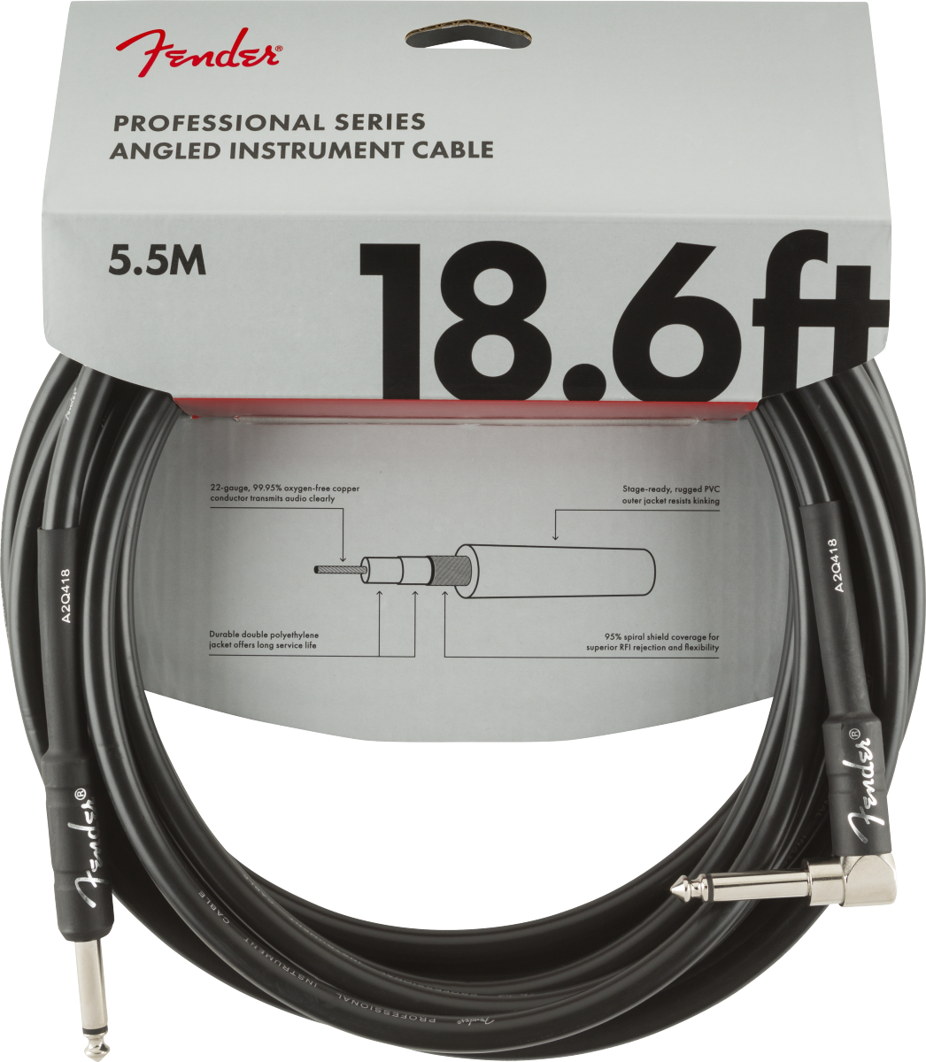 Professional Series Instrumentenkabel Straight/Angle 5,5 m