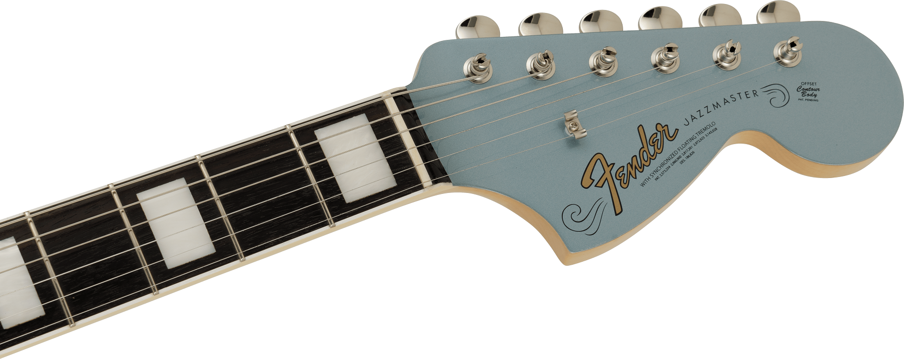 2023 Collection Made in Japan Traditional Late 60s Jazzmaster®, Rosewood Fingerboard, Ice Blue Metal