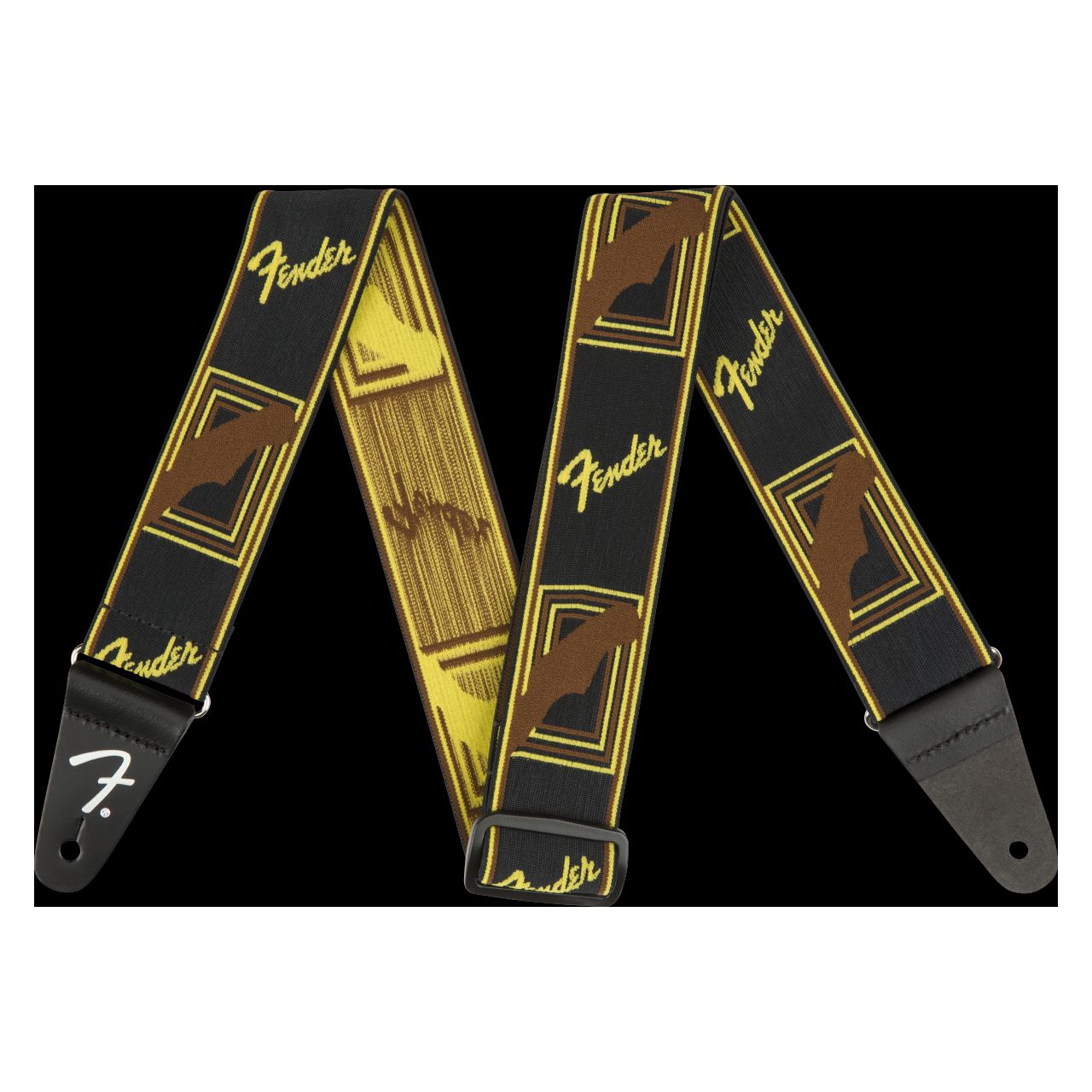 Weighless 2" Mono Strap  Black/Yellow/Brown