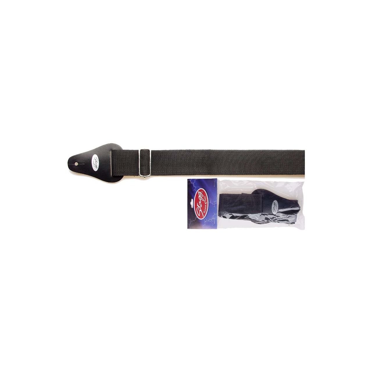 BJA006BK Nylon Gitarrengurt 5cm - Black