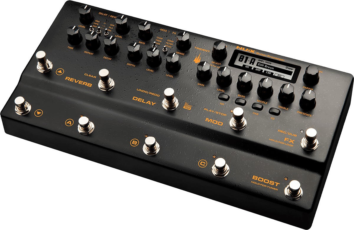 Trident Guitar Processor mit Amp-Modeling