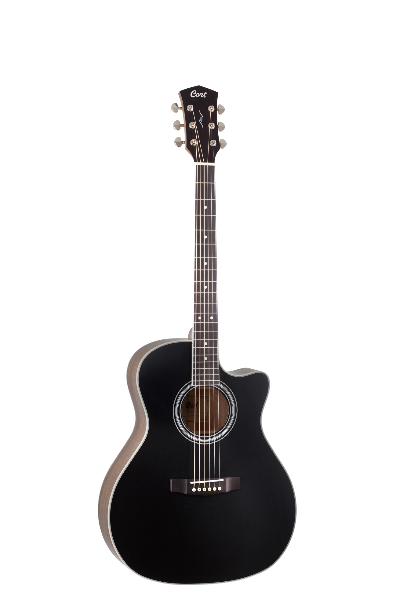 PURE-GA Akustikgitarre Black Satin 