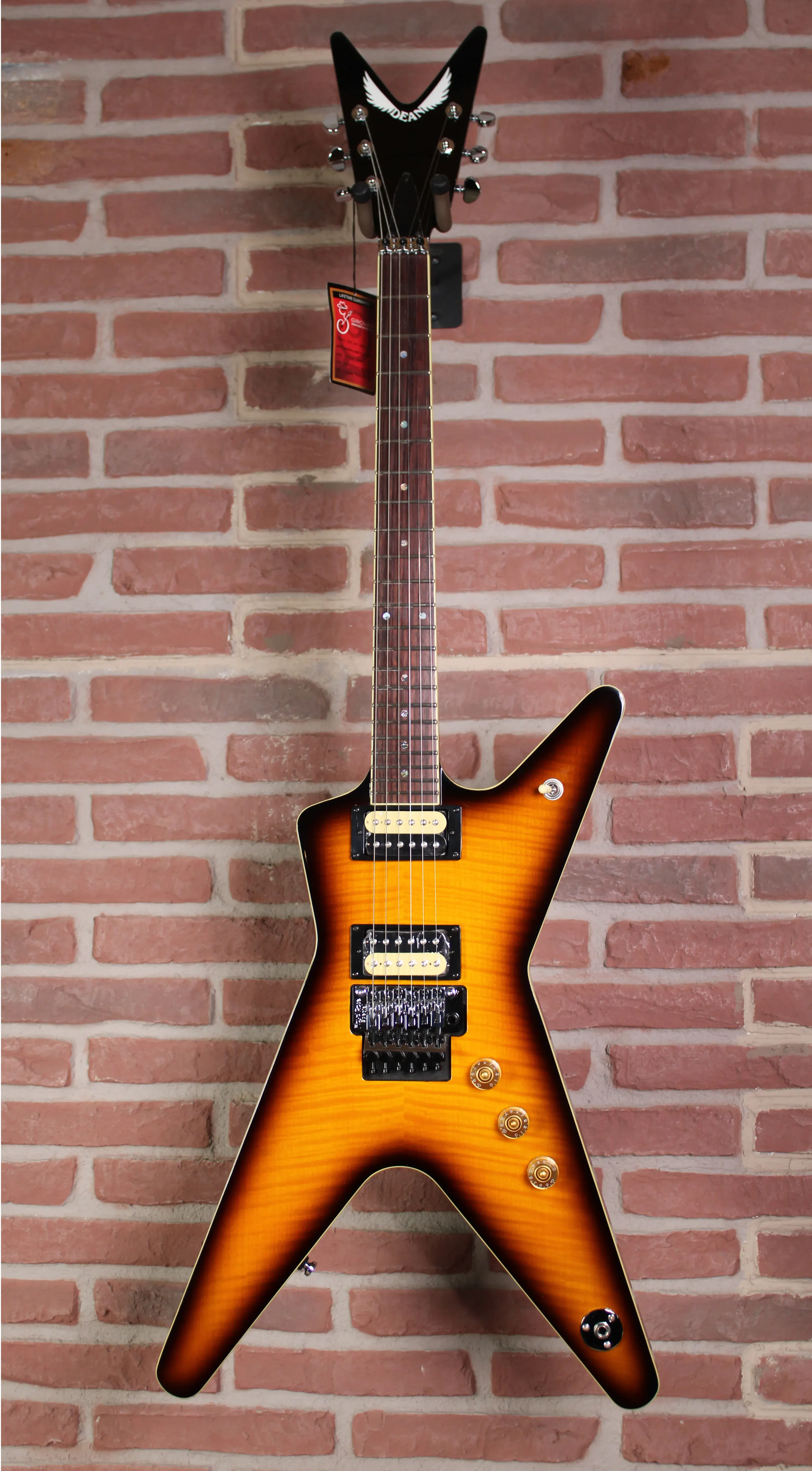 Dean Guitars ML 79 Floyd Flame Top - Vorderansicht