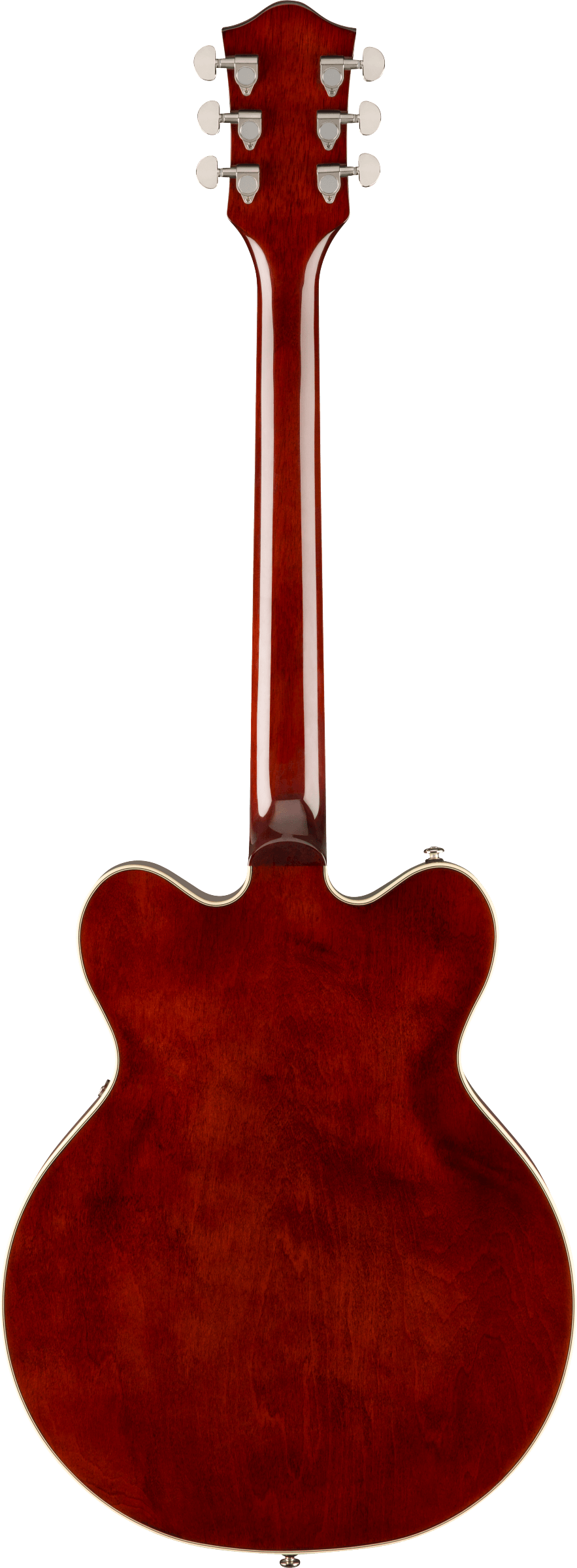 E-Gitarre, Mahagonikorpus, Rotbraun, Hohlkorpus, Sechs Saiten