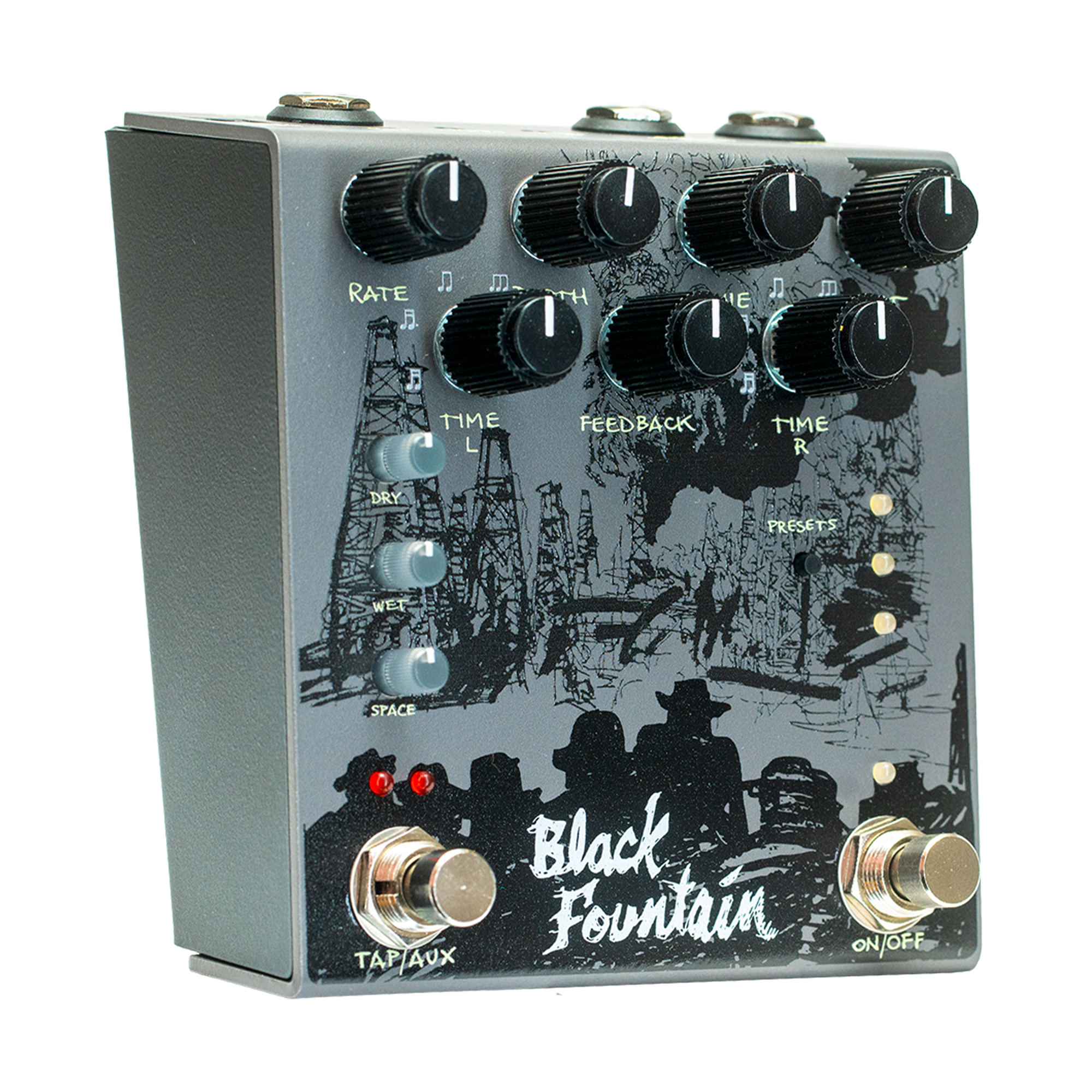 Black Fountain Stereo Slate