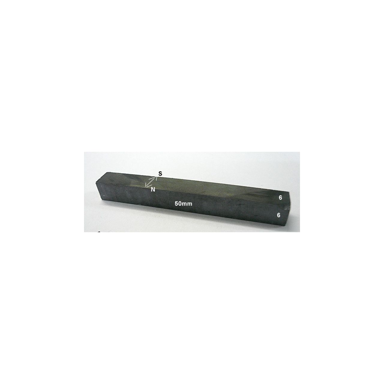 MX501 Ox Magnet, 50 x 6 x 6 mm (N-S)