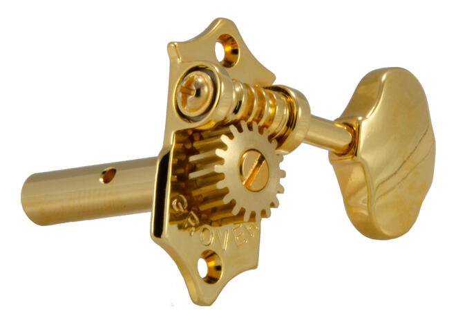 H97-18G Original Sta-Tite Machine Head with 18:1 Gear Ratio, Horizontal - Guitar Machine Heads, 3 + 