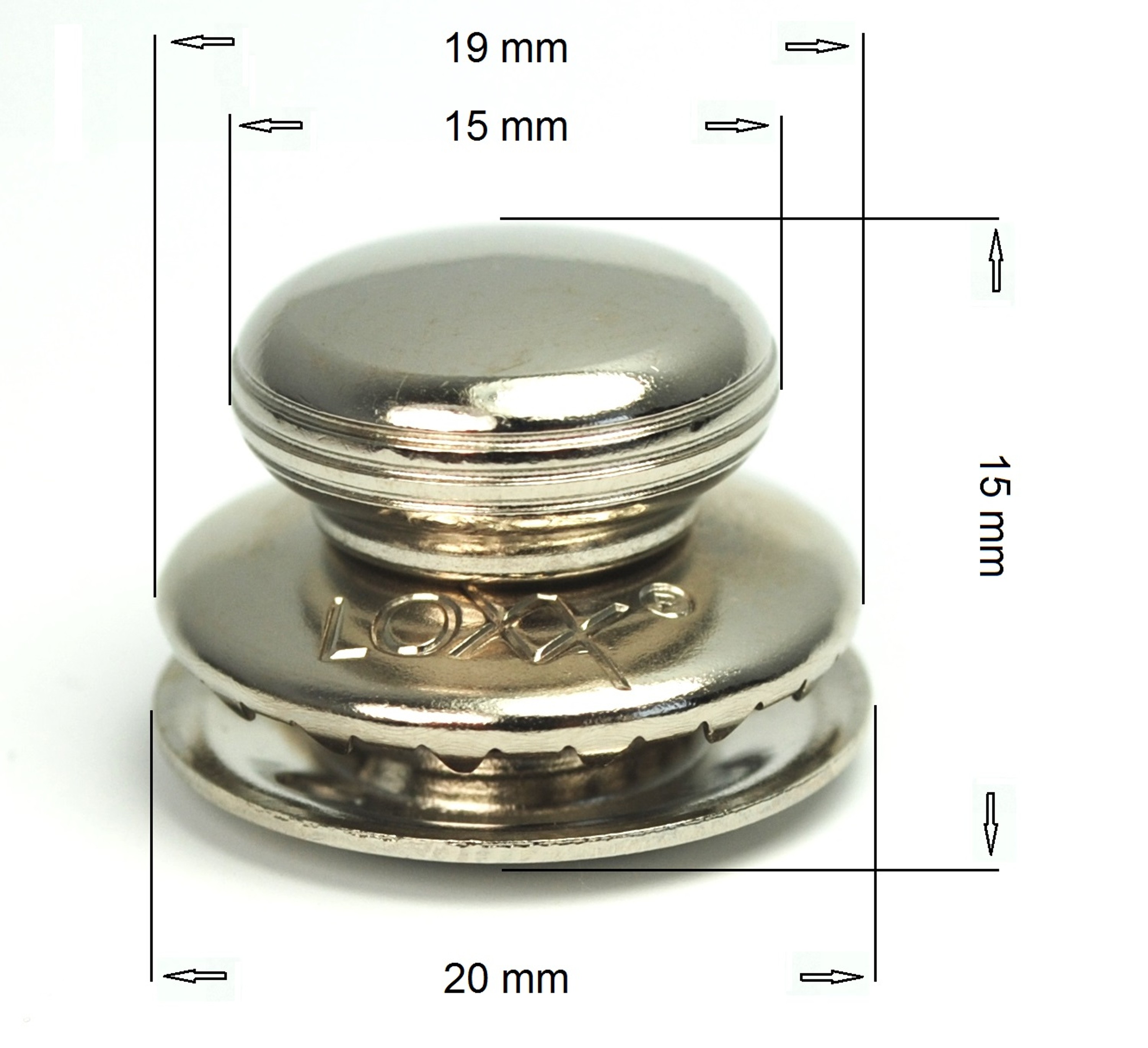 Evil Skull Schwarznickel 