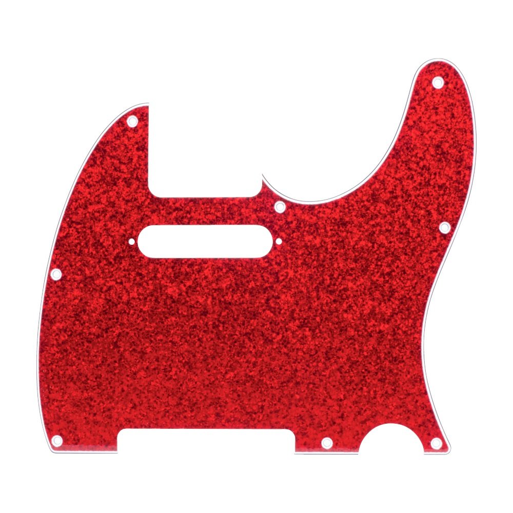 T-Style Pickguard (DPP TL RDS), Red Sparkle