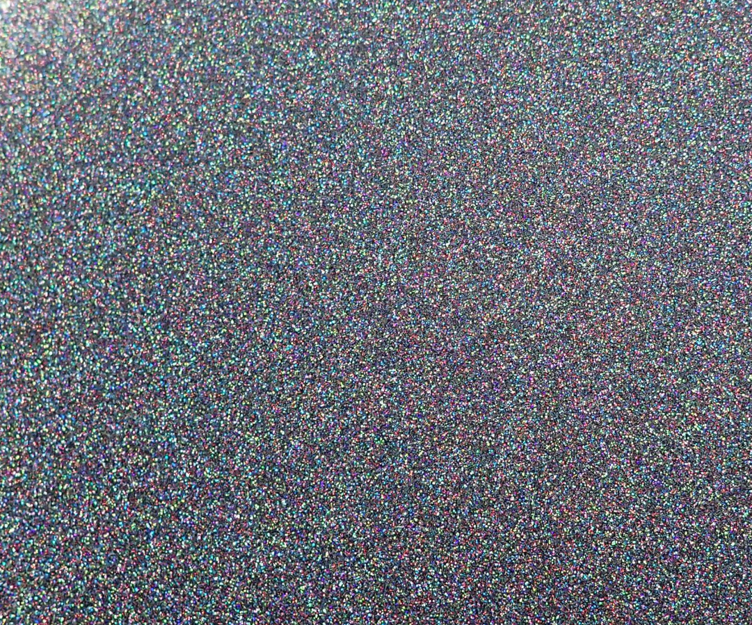 Black Holographic Glitter Flake - 100g 0.008