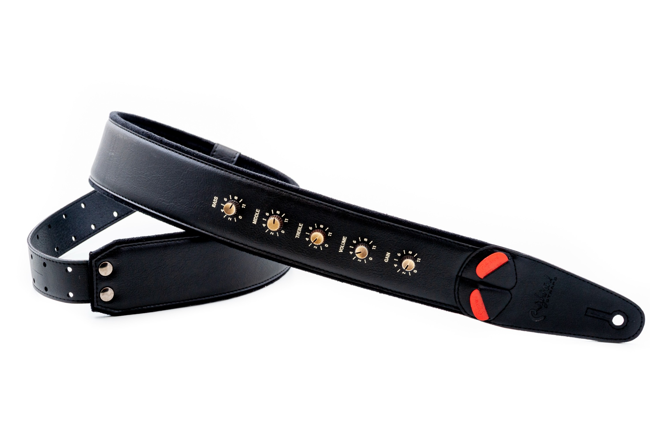 Spinal Tap Black Guitar Strap 
