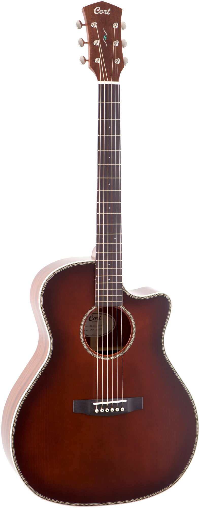 Essence GA4 Akustikgitarre Brown Top Semi Gloss
