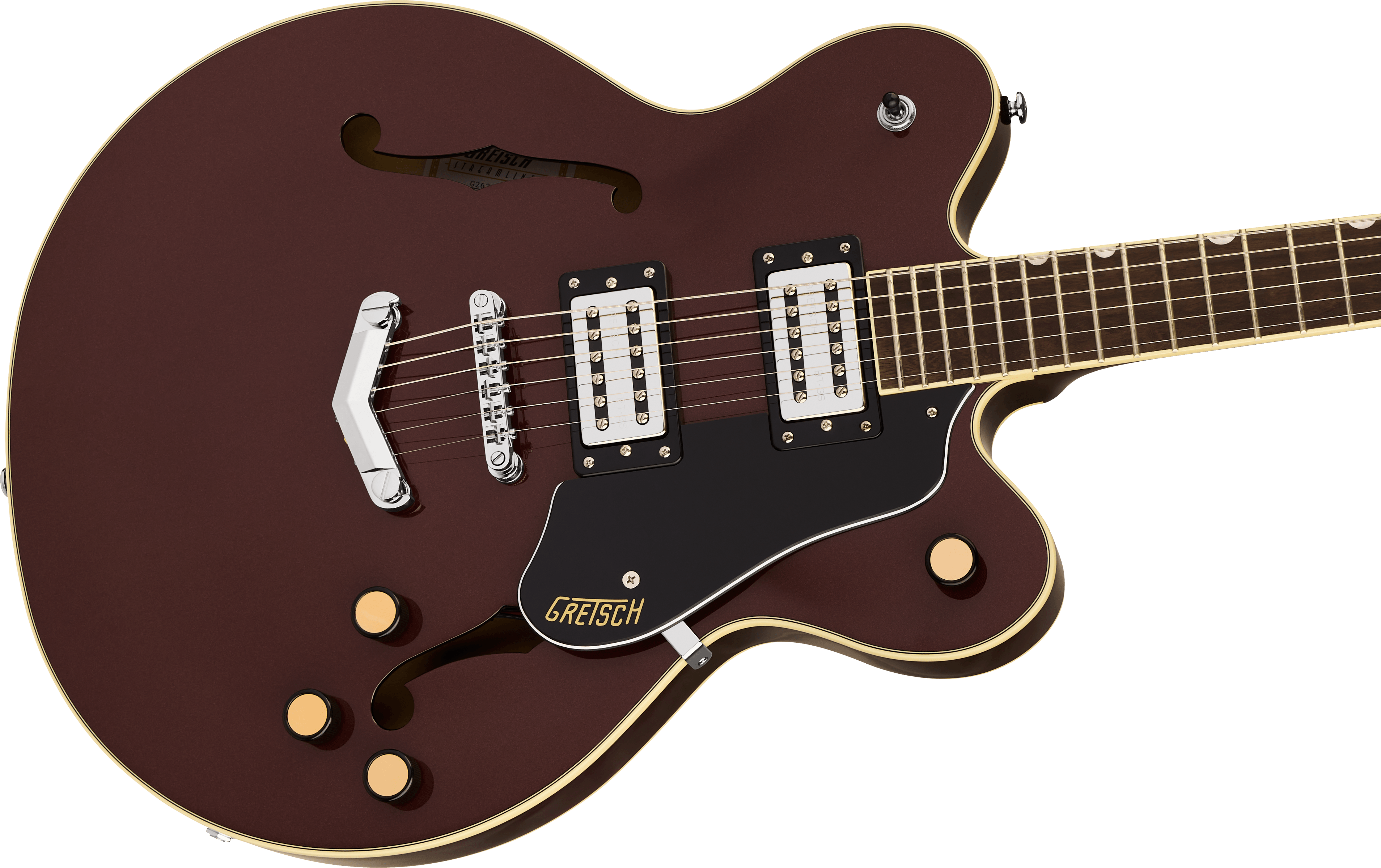 G2622 Streamliner Center Block Double-Cut Copper Metallic