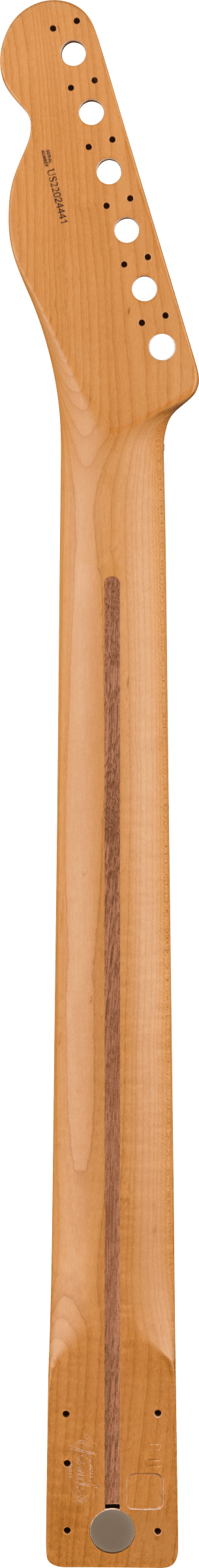American Pro II Tele Neck, 22 Narrow Tall Frets, 9.5", Roasted Maple