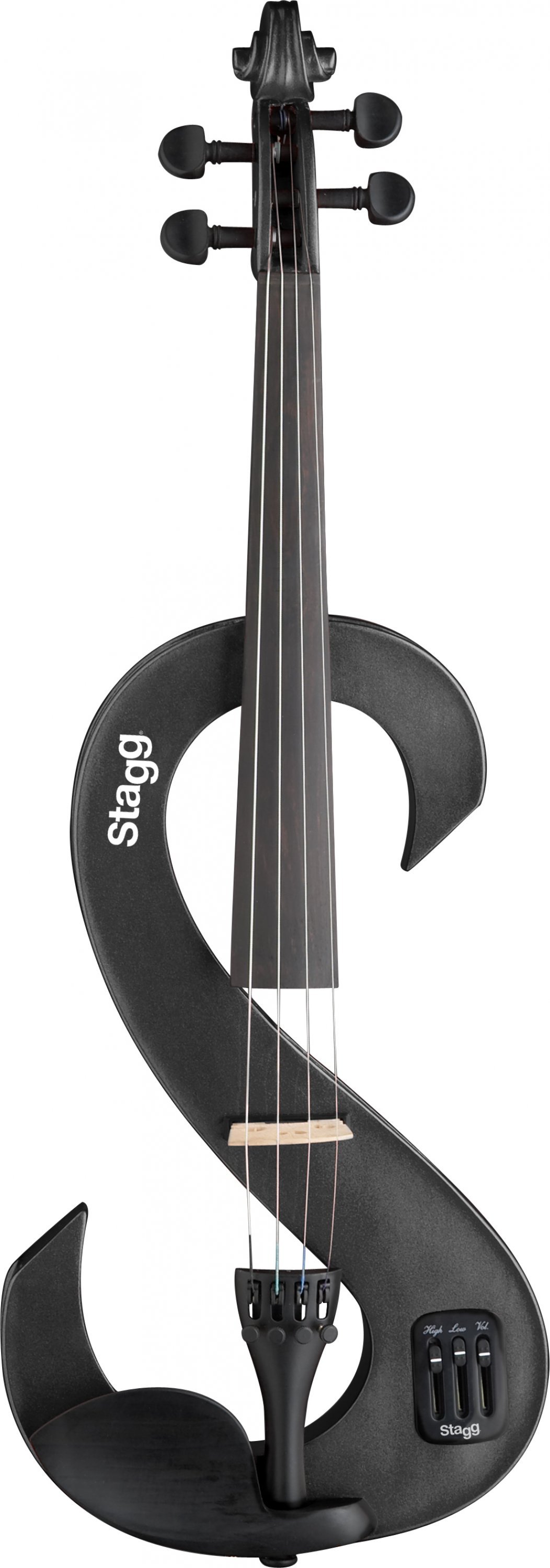EVN 4/4 E-Violine in Schwarz Metallic