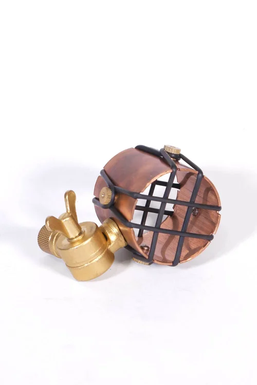 Copper Shock Mount for ETL Microphones