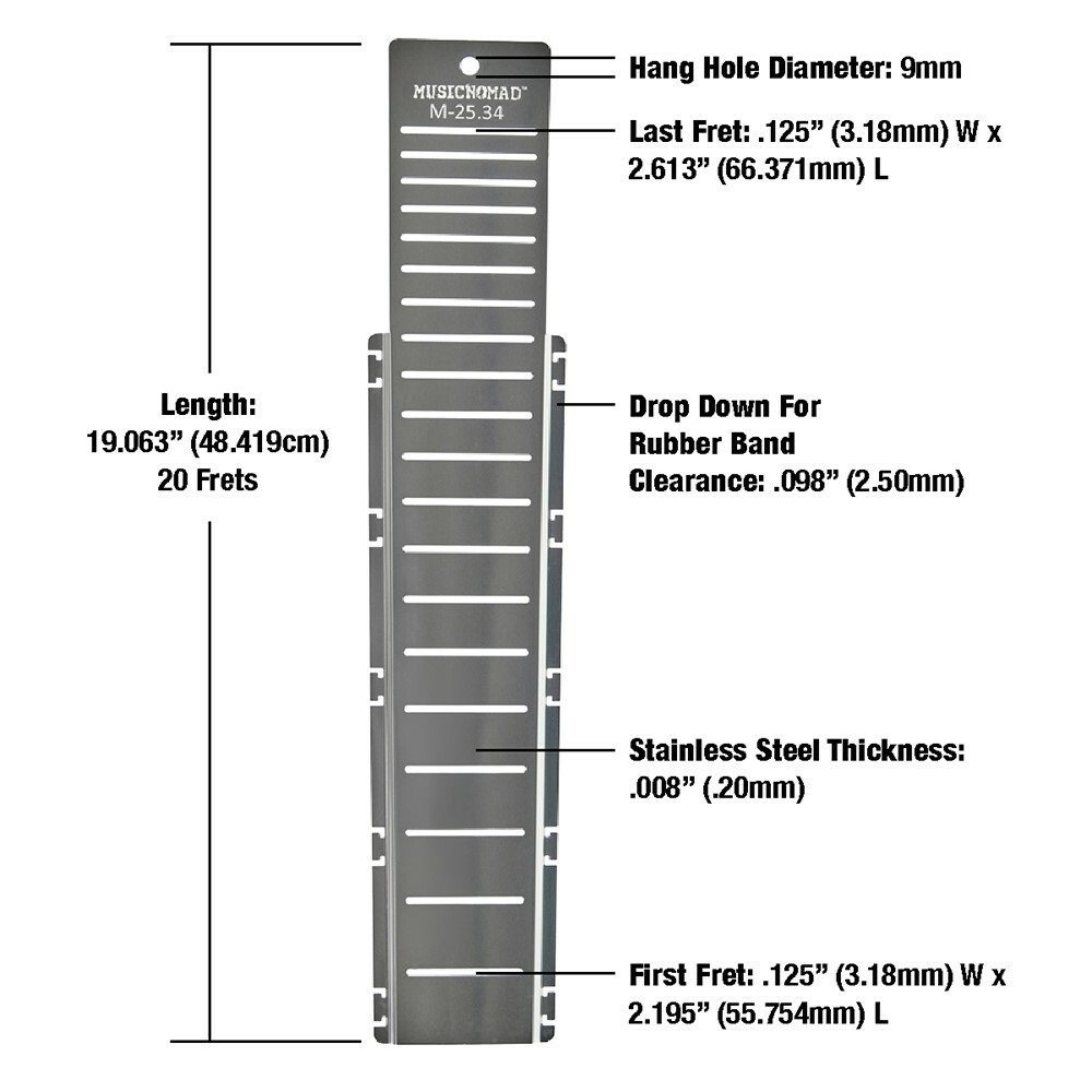 Fret Shield (MN803) - Fretboard Protector Guard for M - 25,34" Guitar Fret Scale