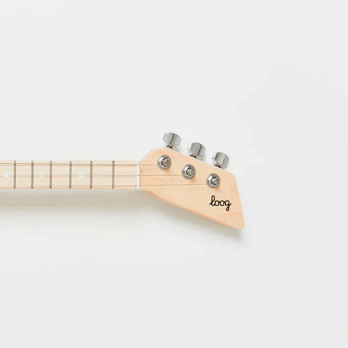Mini Electric 3-String Guitar Yellow Kindergitarre
