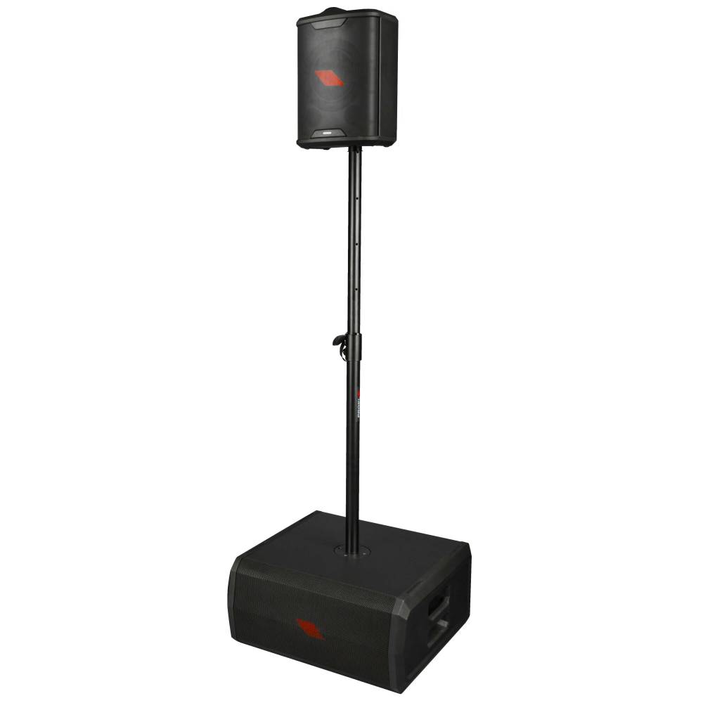FREESUBX Tragbarer Aktiver Batterie Subwoofer 2x8
