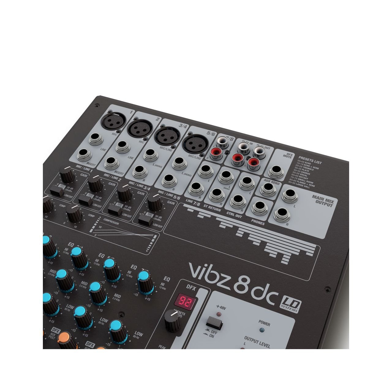 VIBZ8DC - 8-Kanal Mischpult