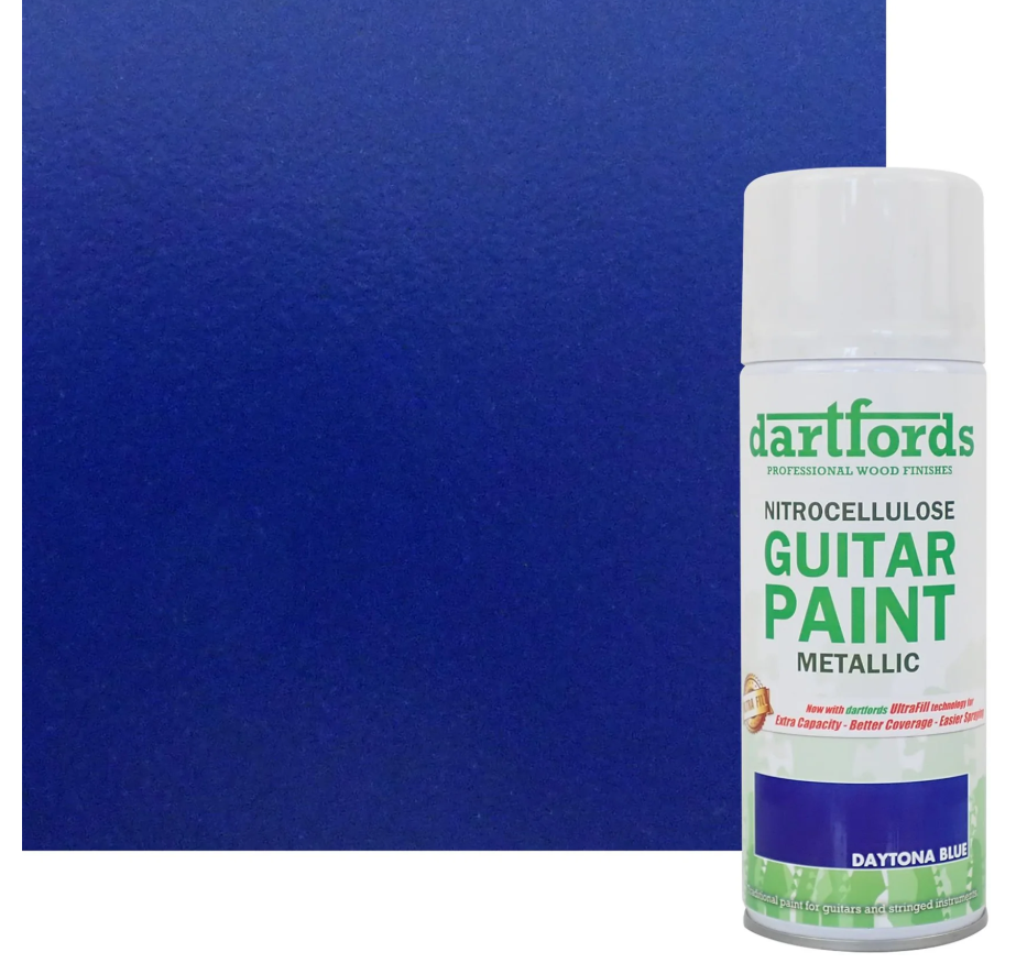 Nitrocelluloselack Daytona Blue Metallic - 400ml Aerosol
