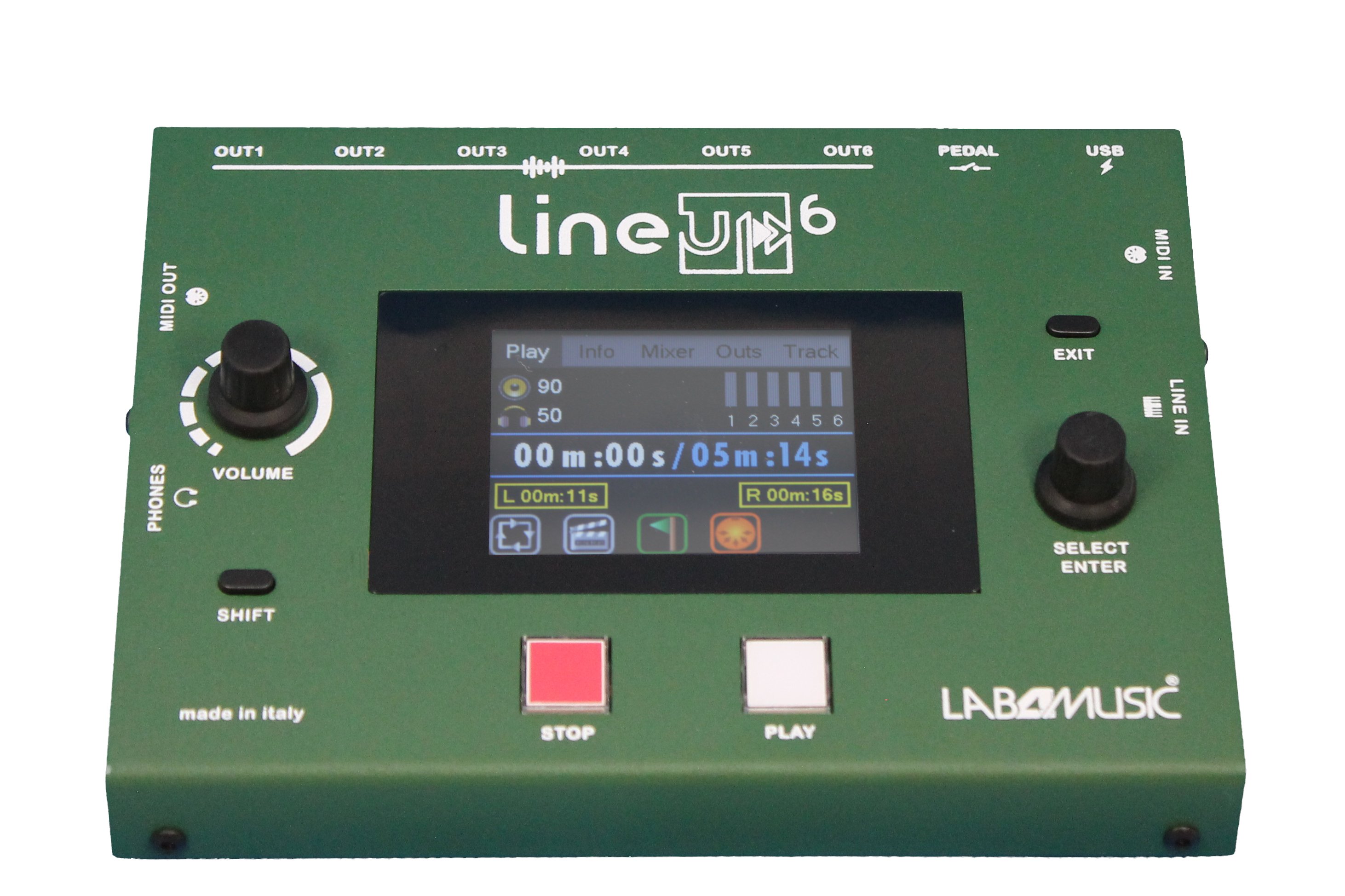 Lineup6 Backing-Track-Player