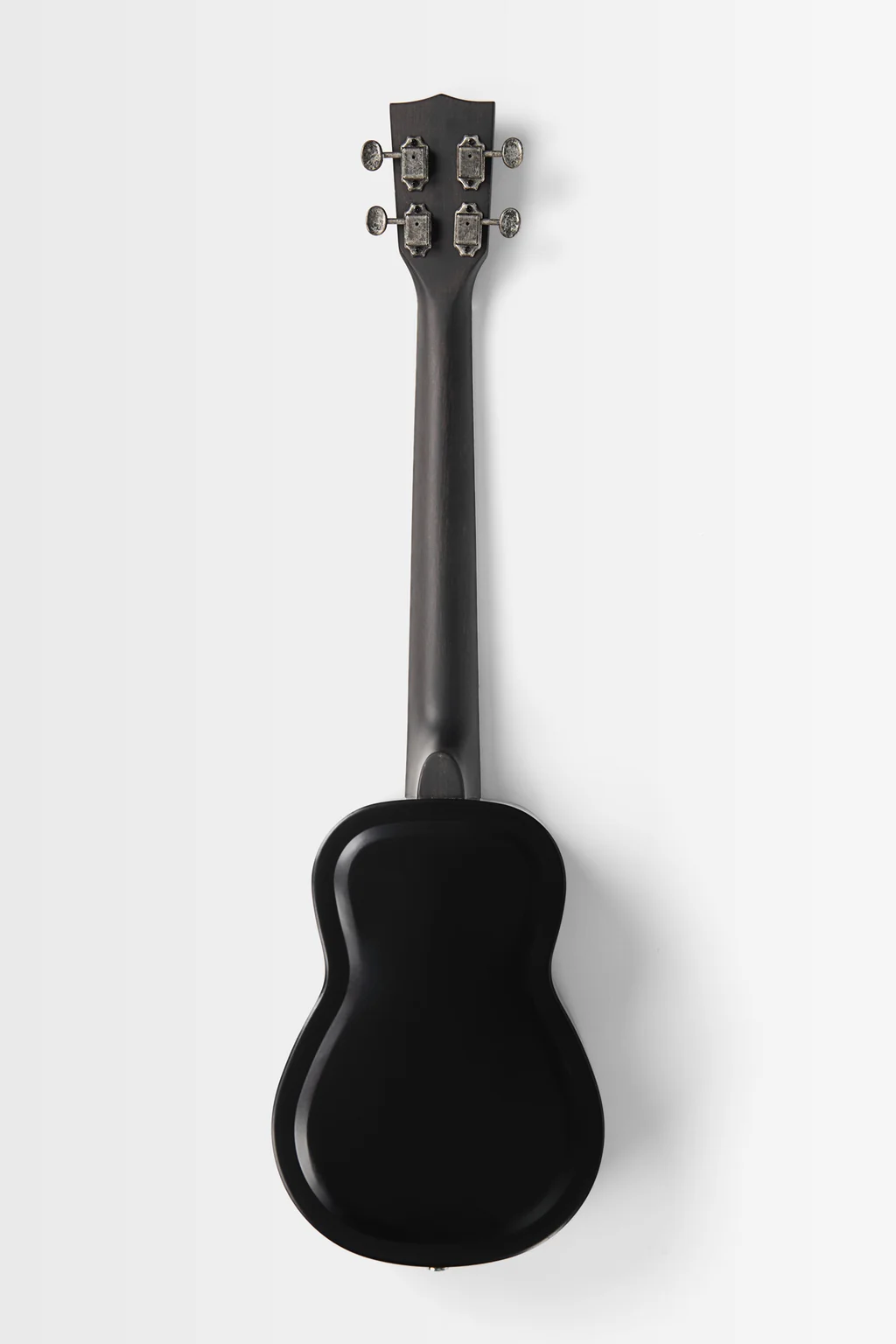 Matte Black Baritone Resonator Ukulele