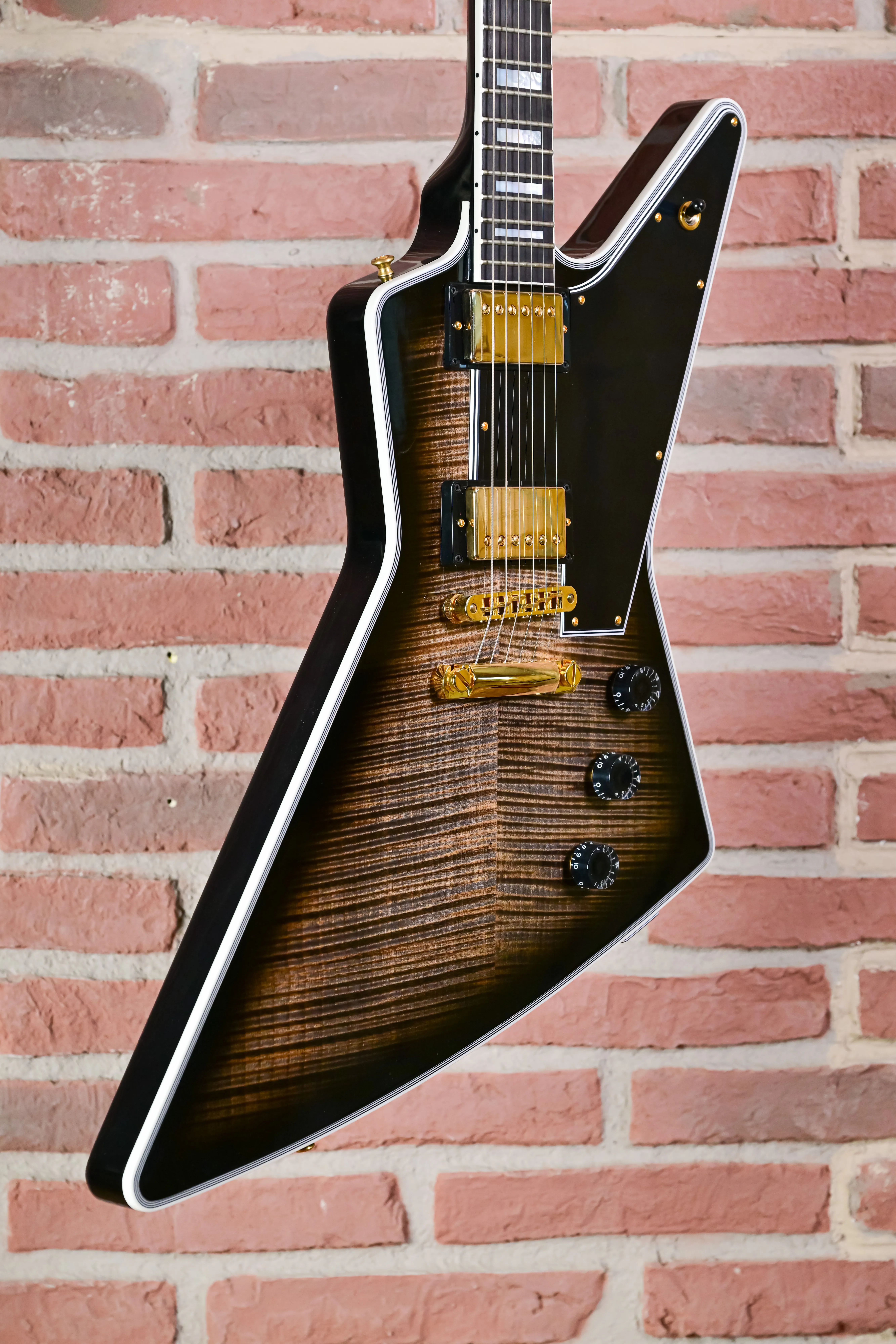 Explorer Custom Figured Cobra Burst VOS Custom Shop