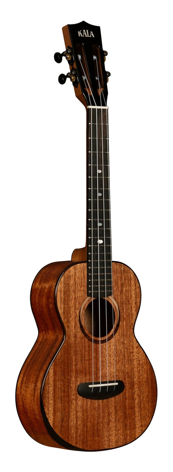 Kala KA-CT-SMH-TG - Contour All Solid Gloss Mahogany Tenor Ukulele, with Bag