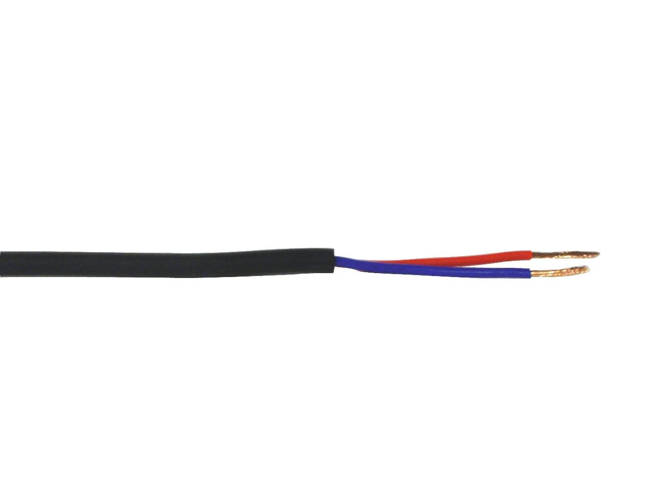 Speaker cable 2x1.5 50m bk durable