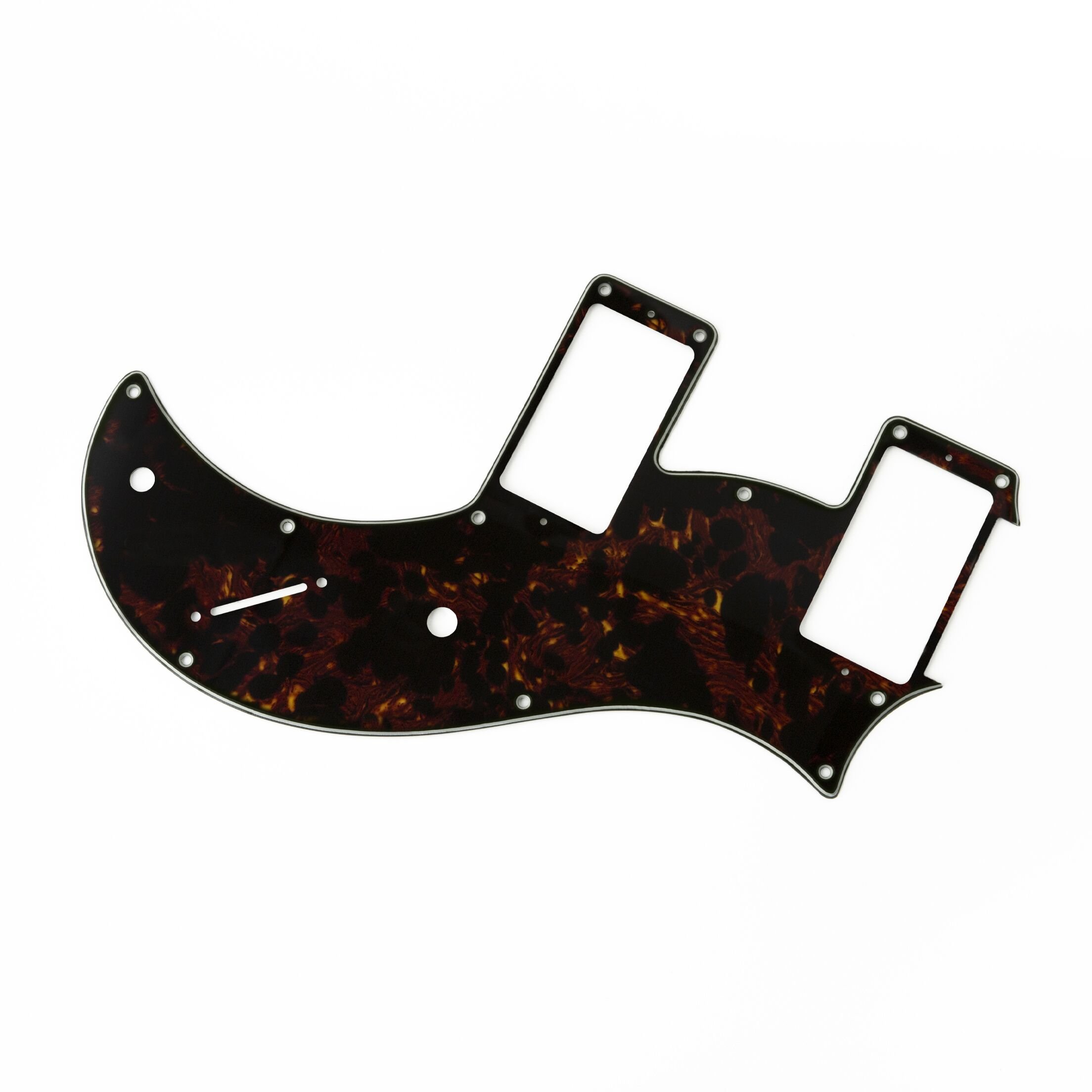 S2 Mira Pickguard, 4 ply Tortoise/Mint/Black/Mint