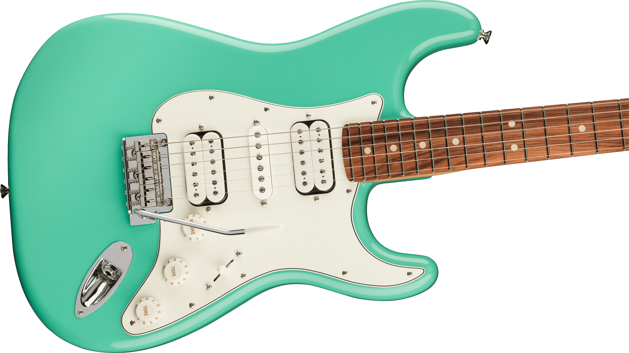 Player Stratocaster® HSH, Pau Ferro Fingerboard, Sea Foam Green