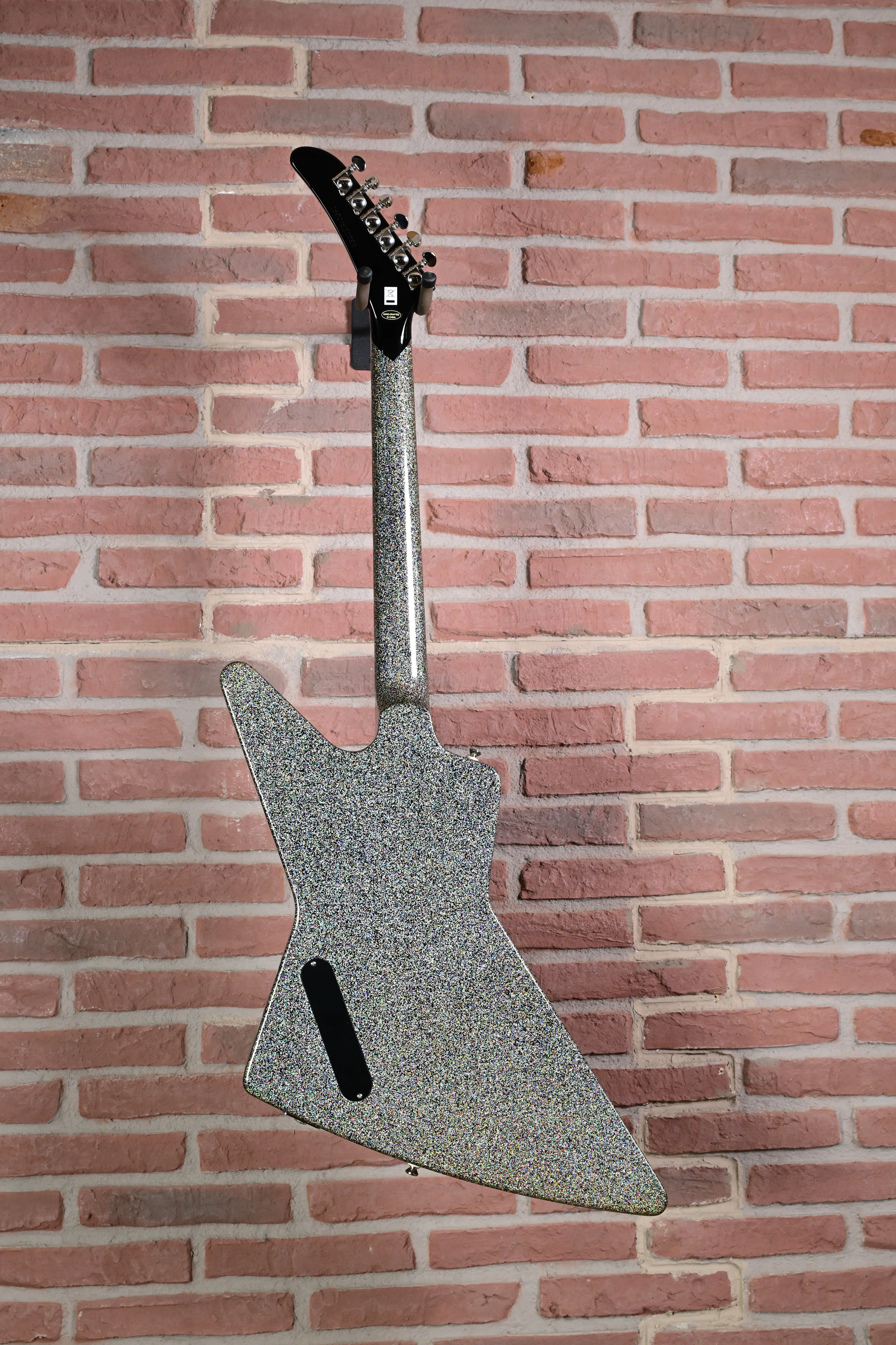 Lzzy Hale Explorer Custom Black Diamond Holographic Sparkle