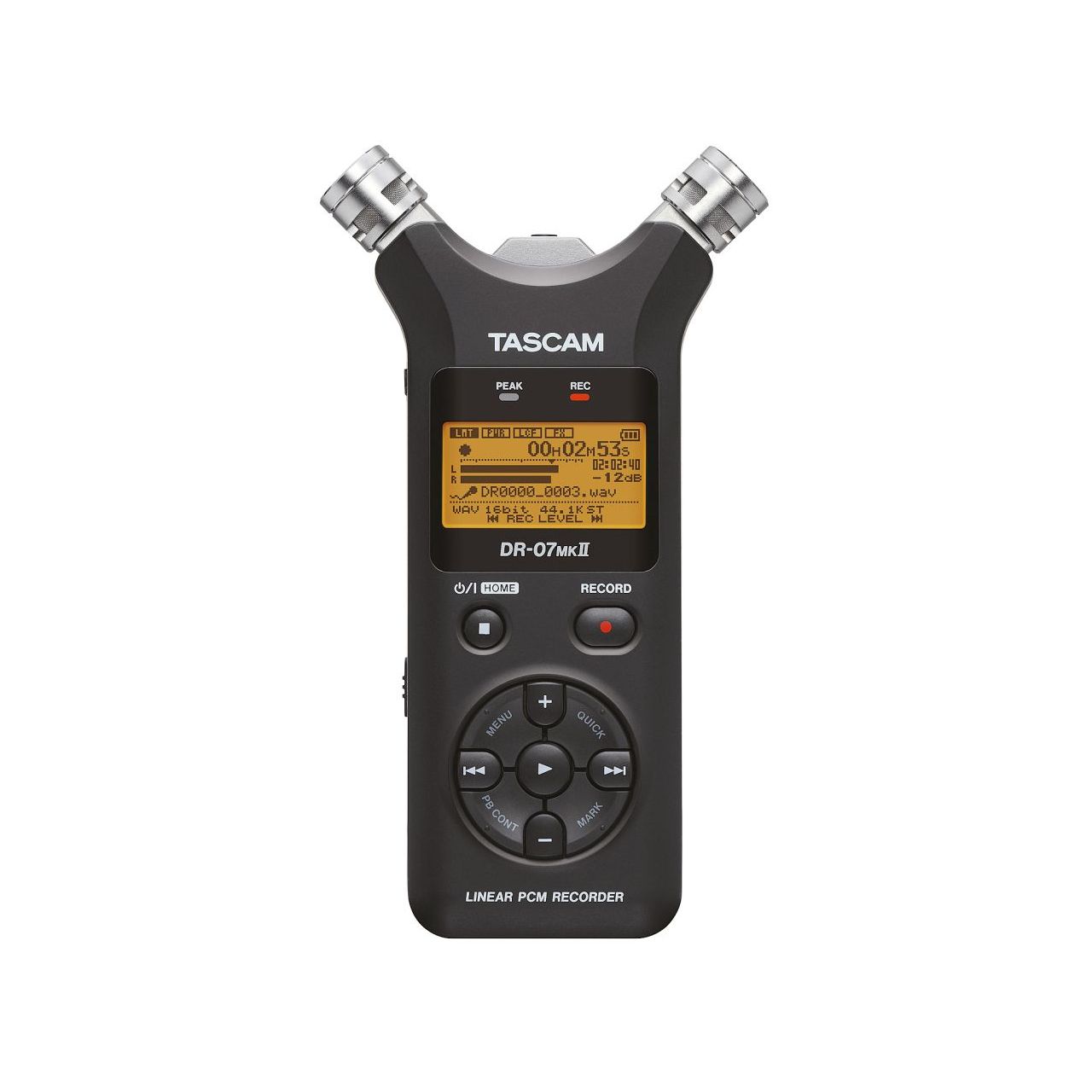 DR-07 Tascam MK II Tragbarer Digitalrecorder