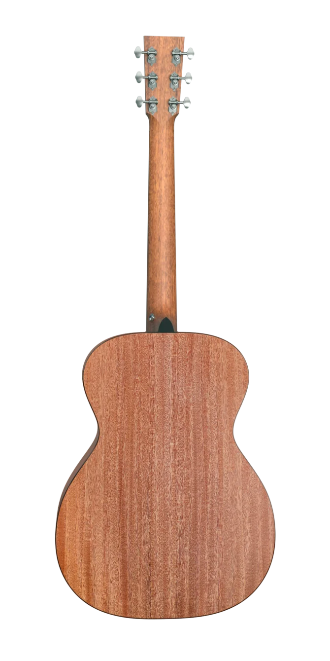 Akustikgitarre, Holzkorpus, Naturholz, Sechs Saiten, Sechs Stimmwirbel