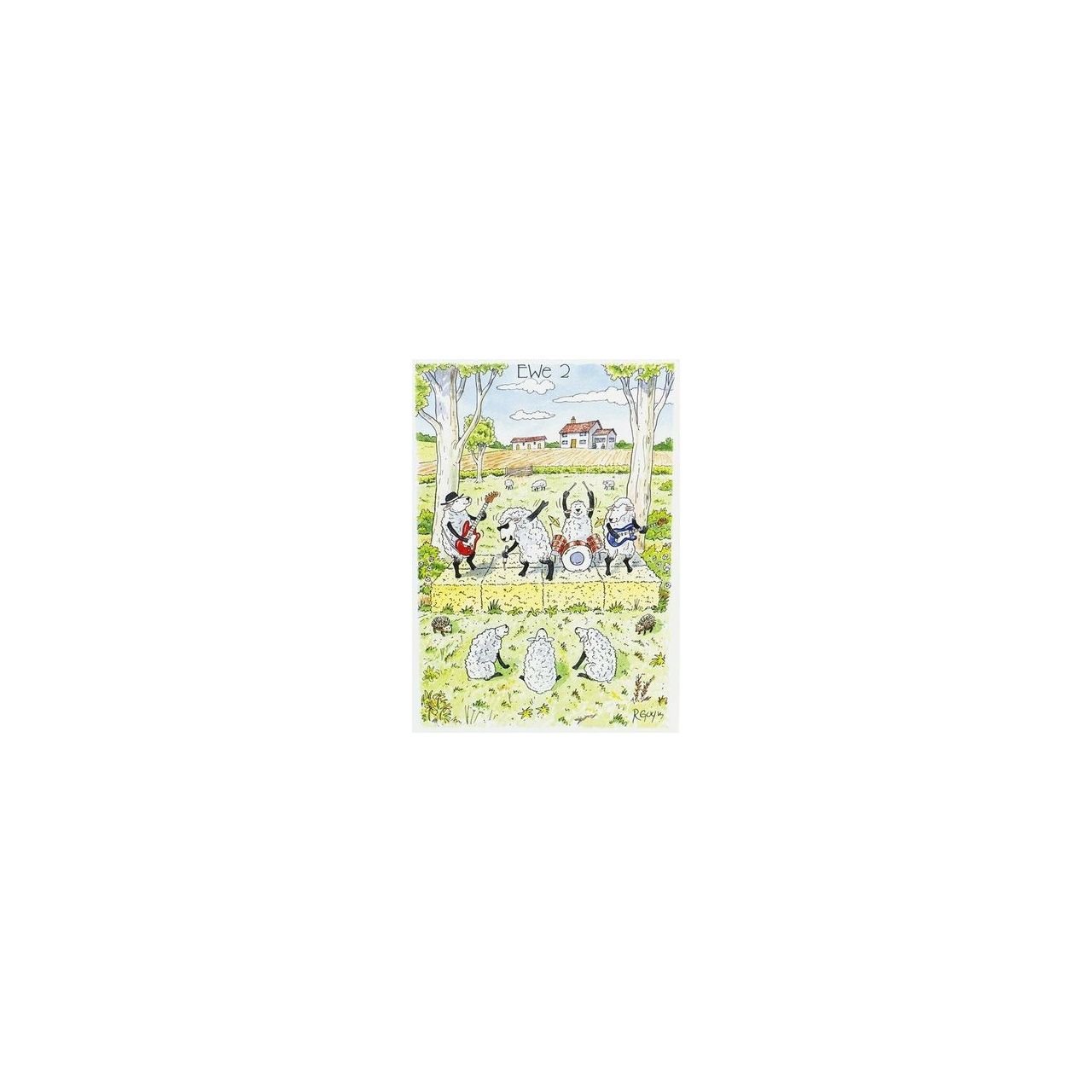 Hal Leonard Snoring Cards Ewe 2 - Postkarte